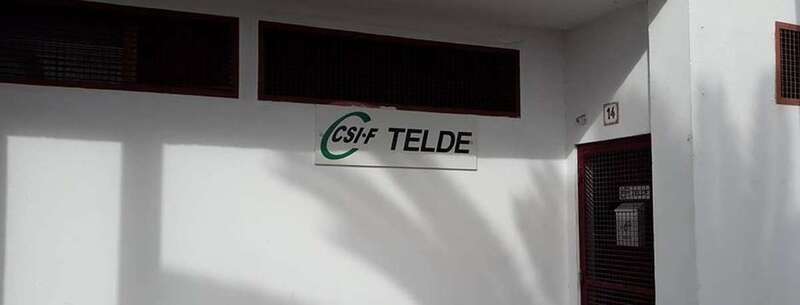 Sede de CSIF en los bajos del parque urbano de San Juan/TA.